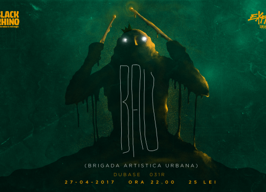 Announcement for our next club night. The Urban Artisitic Brigade (B.A.U.) [RO]